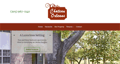 Desktop Screenshot of chateauorleans.net